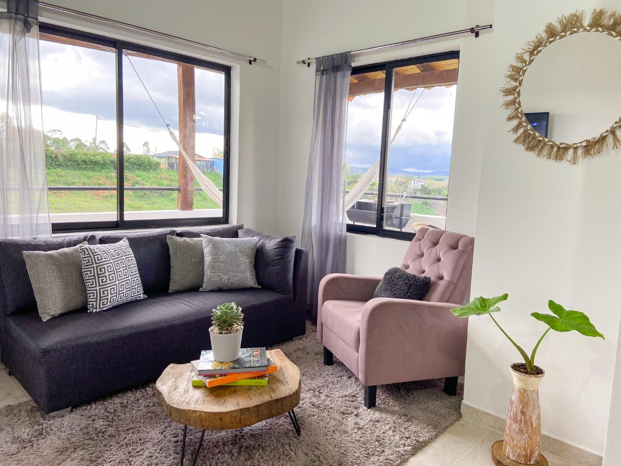 Cabanas Con Jacuzzi Y Chimenea - Casa Floral, Marinilla Exterior foto